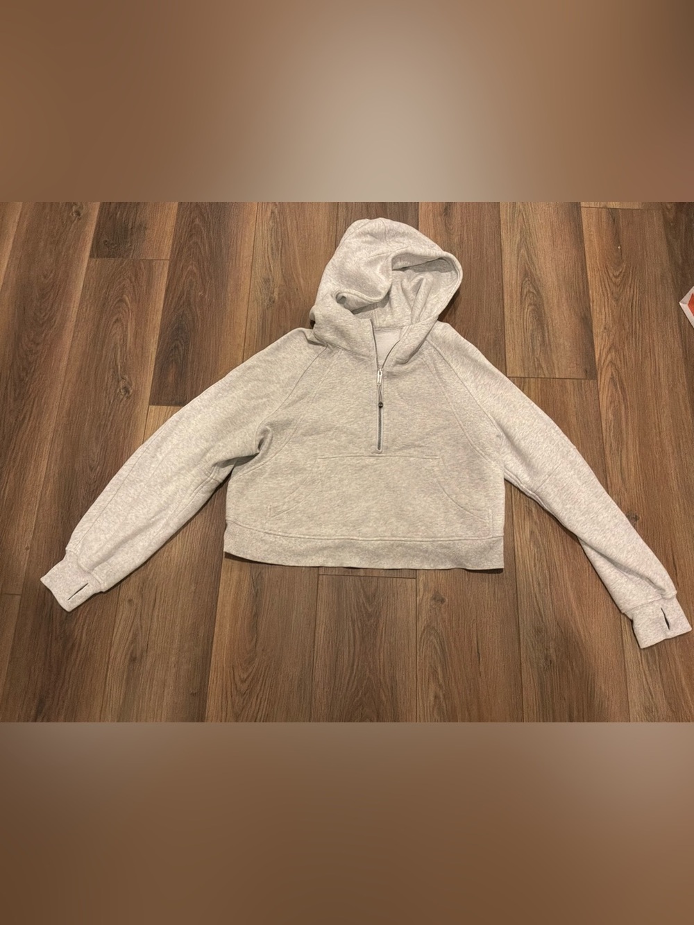 Grey Lululemon scuba size M/L
